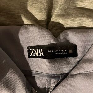 Zara high waist pants in powder blue